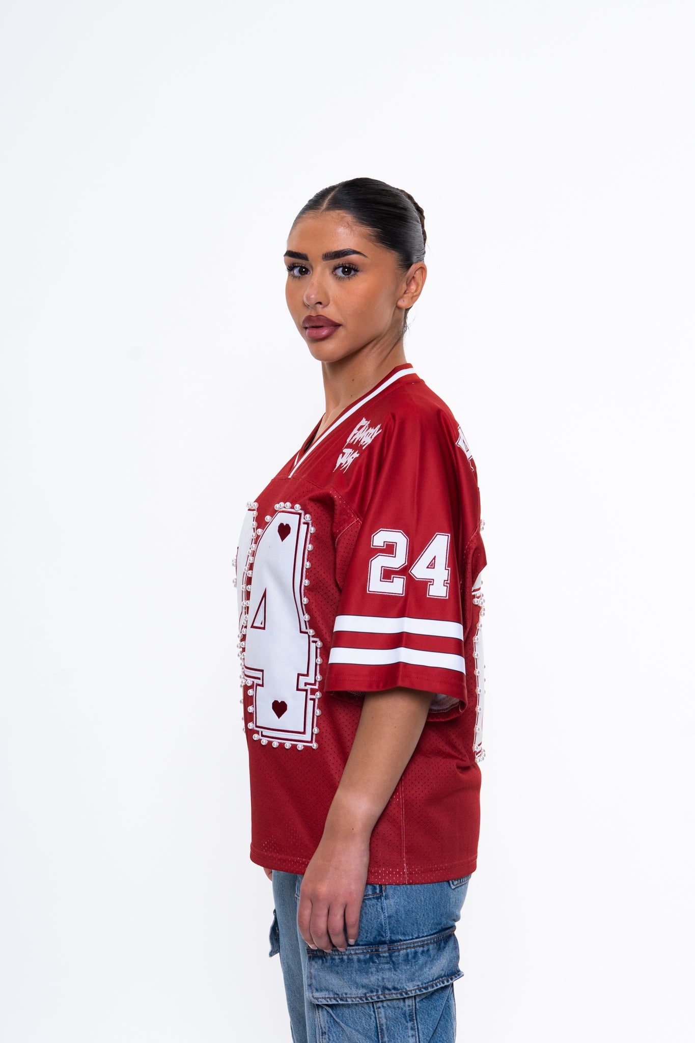 Red pearl ”24” Jersey