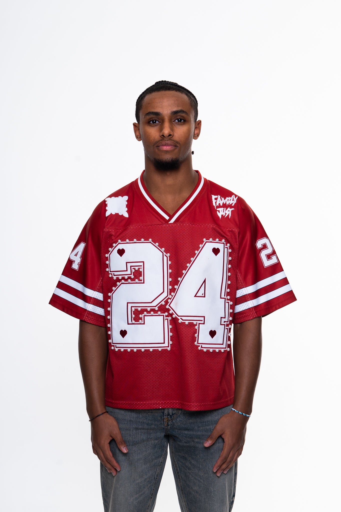 Red pearl ”24” Jersey