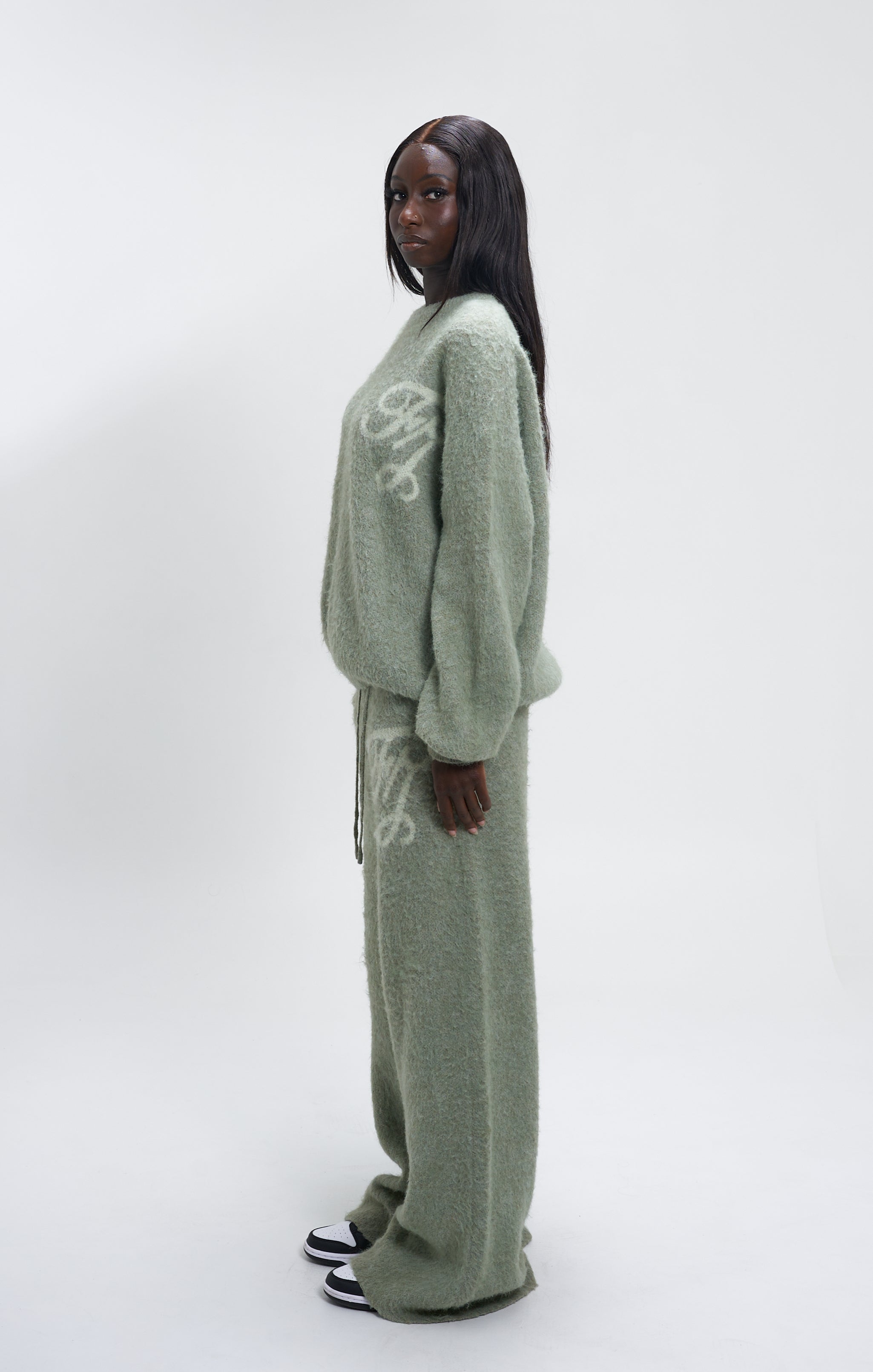 Knitted Mohair Pants
