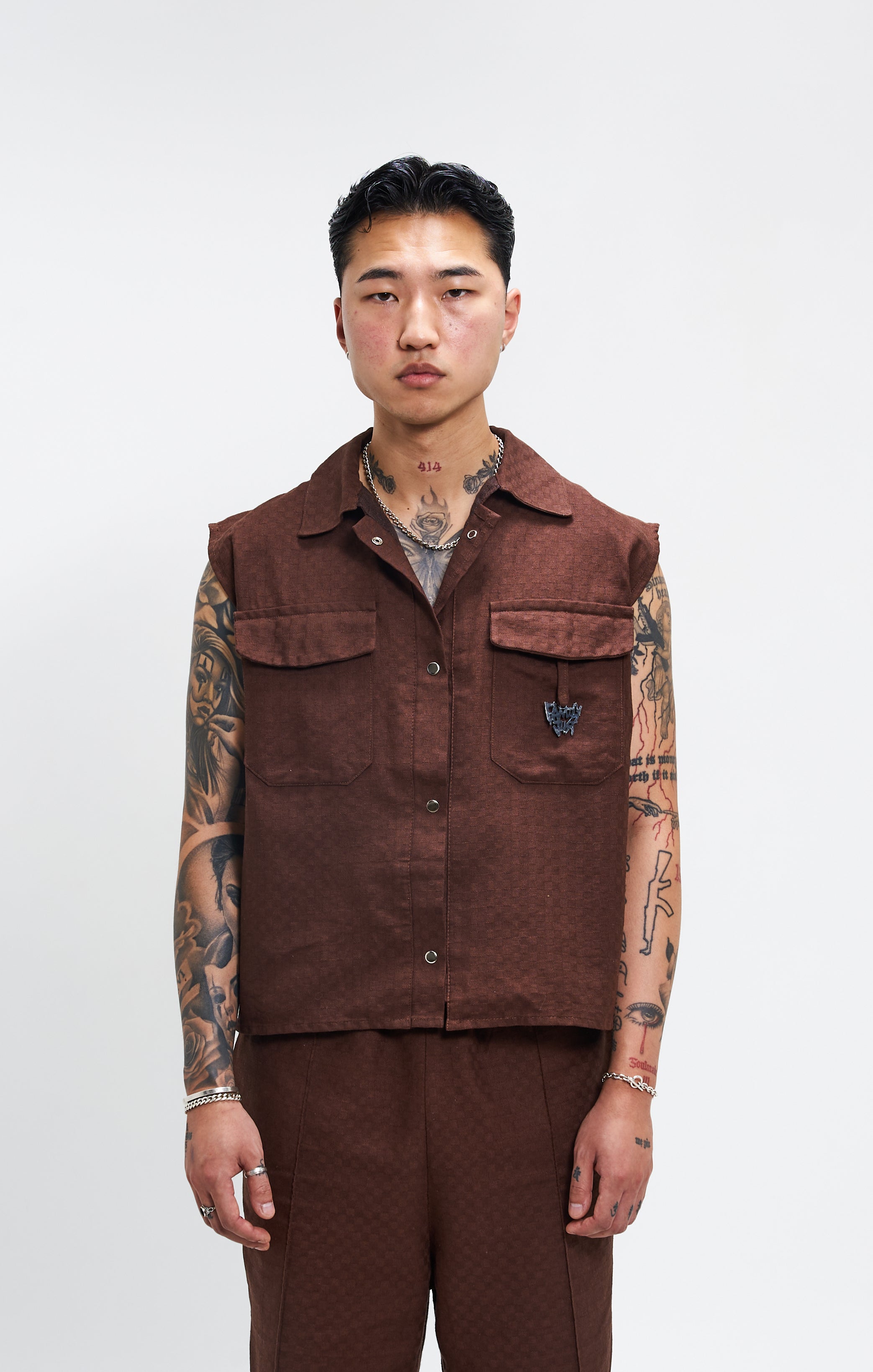 Damier Jacquard Set